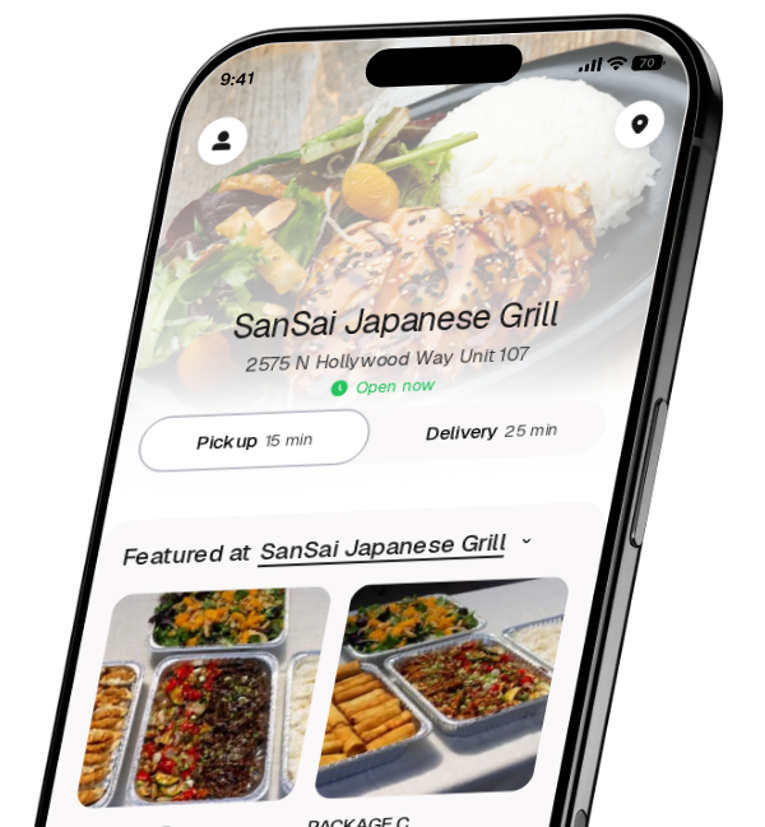 SanSai Japanese Grill app preview