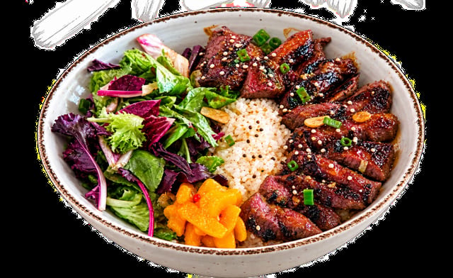 Garlic Steak.