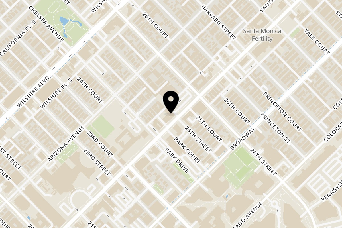Map showing the location of SanSai Japanese Grill Santa Monica on 2461 Santa Monica Boulevard in Santa Monica